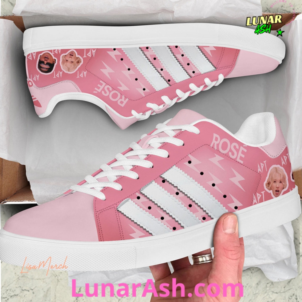 APT ROSÉ & Bruno Mars Limited Edition Stan Smith Shoes APT ROSÉ & Bruno Mars Limited Edition Stan Smith Shoes