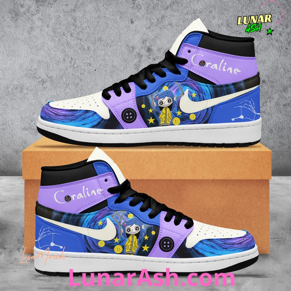 Coraline Dream Custom Limited Edition Nike Air Jordan 1 Coraline Dream Custom Limited Edition Nike Air Jordan 1