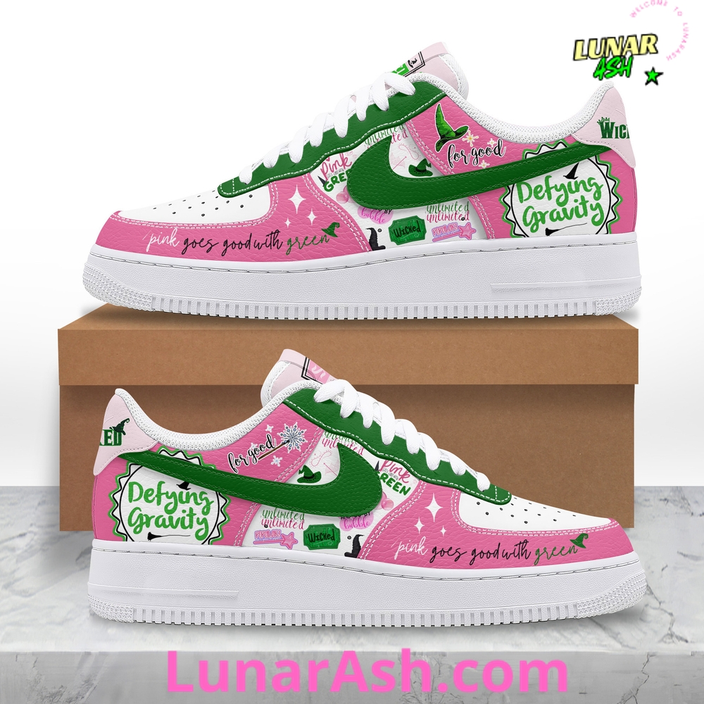 Wicked-Inspired Defying Gravity Limited Edition Nike Air Force 1 Wicked-Inspired Defying Gravity Limited Edition Nike Air Force 1