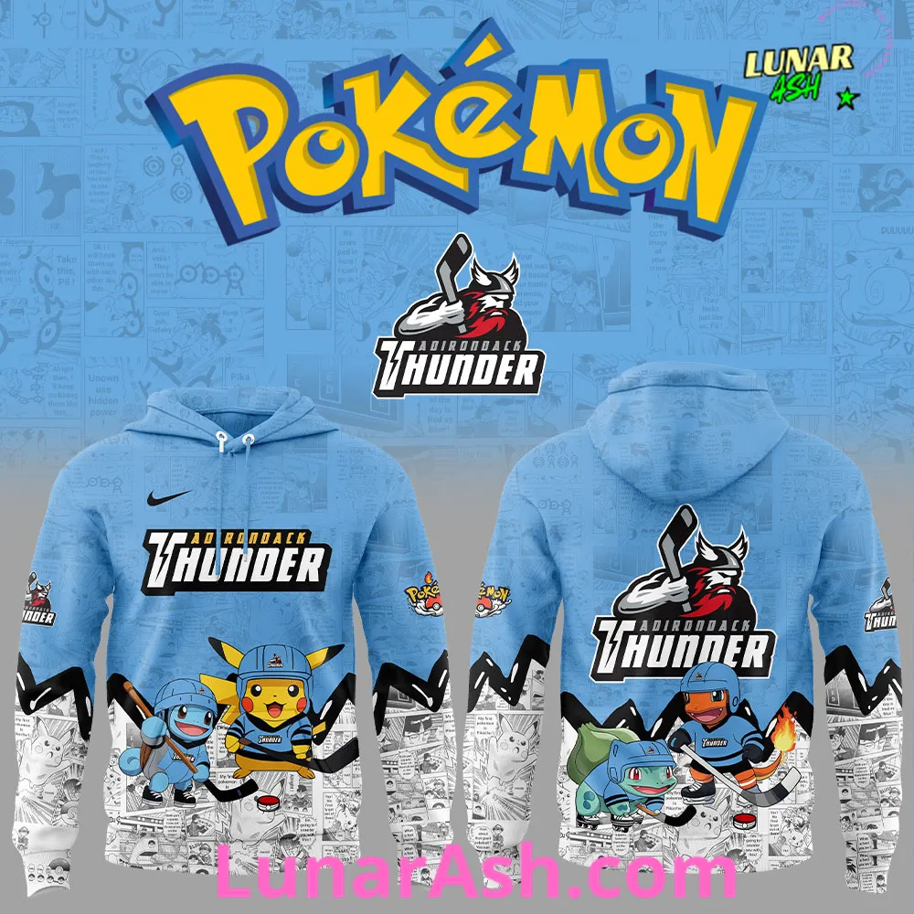 Adirondack Thunder x Pokémon Special Hoodie Adirondack Thunder x Pokémon Special Hoodie