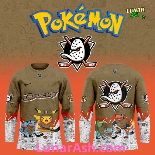 Anaheim Ducks x Pokémon Special Hockey Jersey