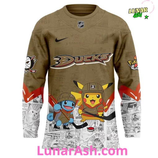 Anaheim Ducks x Pokémon Special Hockey Jersey
