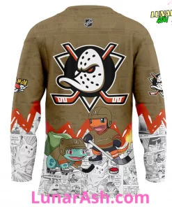 Anaheim Ducks x Pokémon Special Hockley Jersey 3