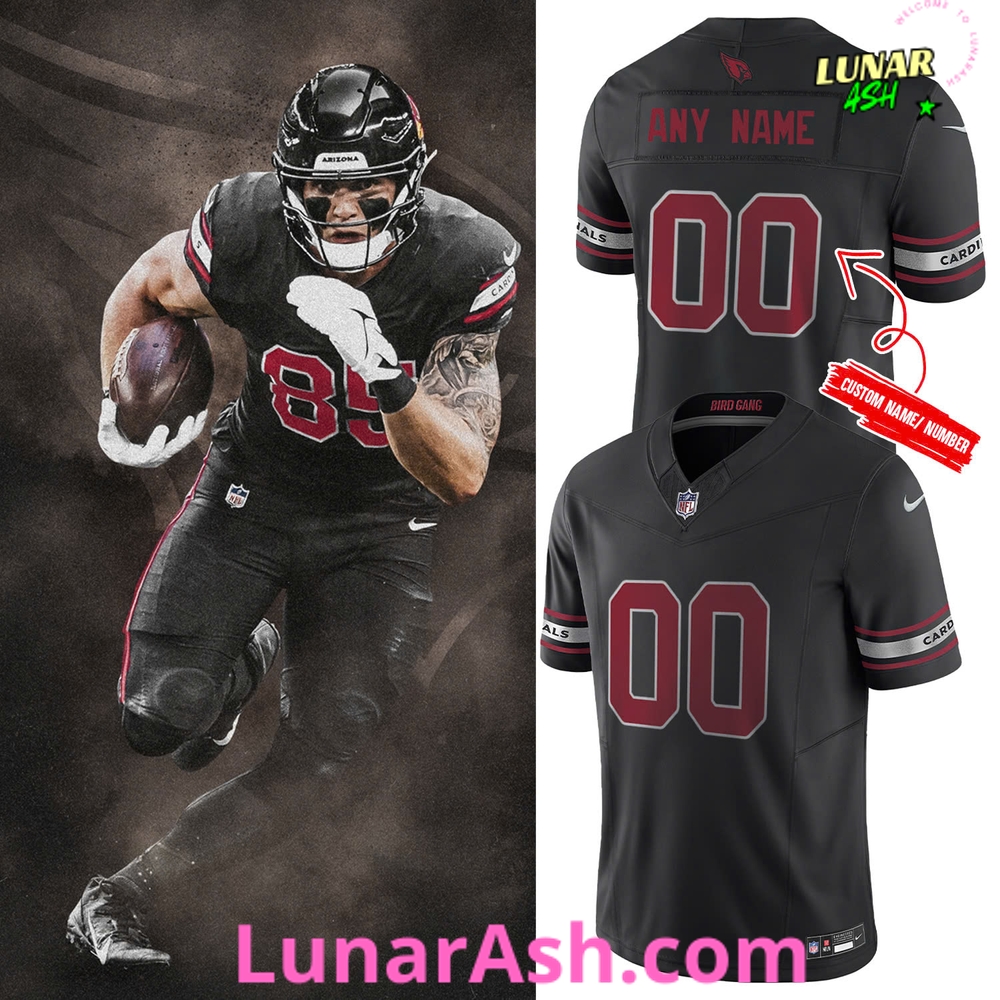Arizona Cardinals Alternate Custom Black Football Jersey Arizona Cardinals Alternate Custom Black Football Jersey