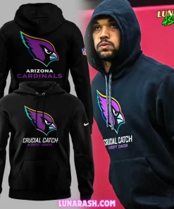Arizona Cardinals Crucial Catch Intercept Cancer 2024 Hoodie
