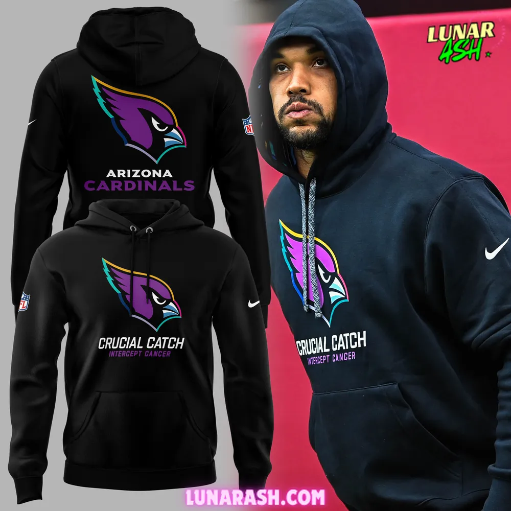Arizona Cardinals Crucial Catch Intercept Cancer 2024 Hoodie Arizona Cardinals Crucial Catch Intercept Cancer 2024 Hoodie