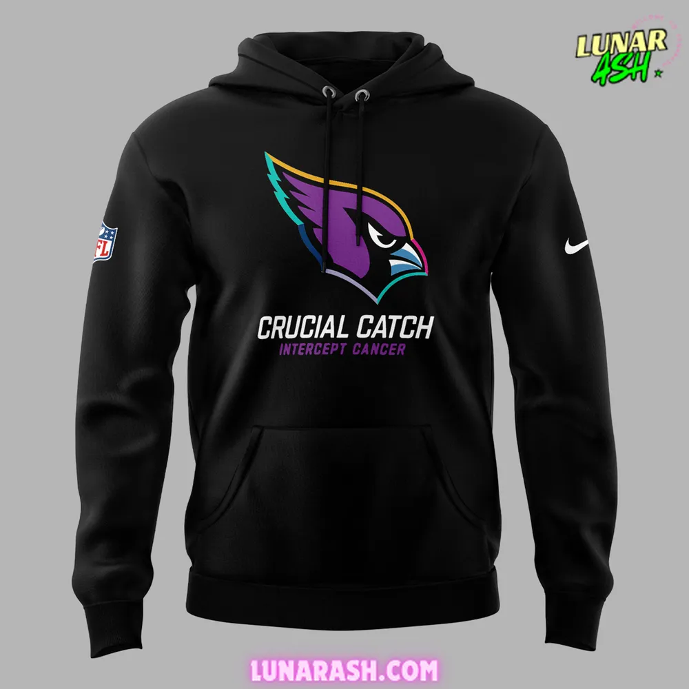 Arizona Cardinals Crucial Catch Intercept Cancer 2024 Hoodie Arizona Cardinals Crucial Catch Intercept Cancer 2024 Hoodie