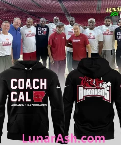 Arkansas Razorback Coach John Calipari 2024 Black Hoodie