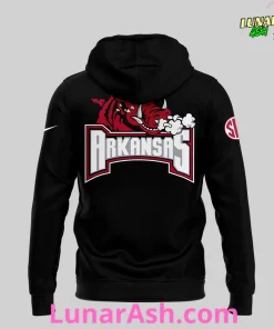 Arkansas Razorback Coach John Calipari 2024 Black Hoodie 3