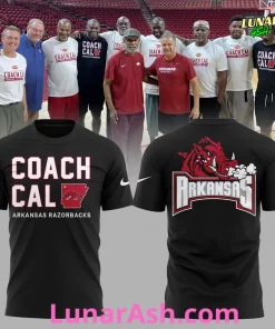 Arkansas Razorback Coach John Calipari 2024 Black T-Shirt