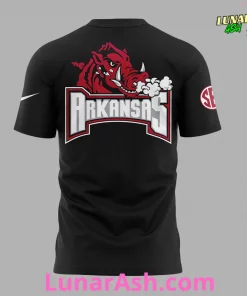 Arkansas Razorback Coach John Calipari 2024 Black T Shirt 3
