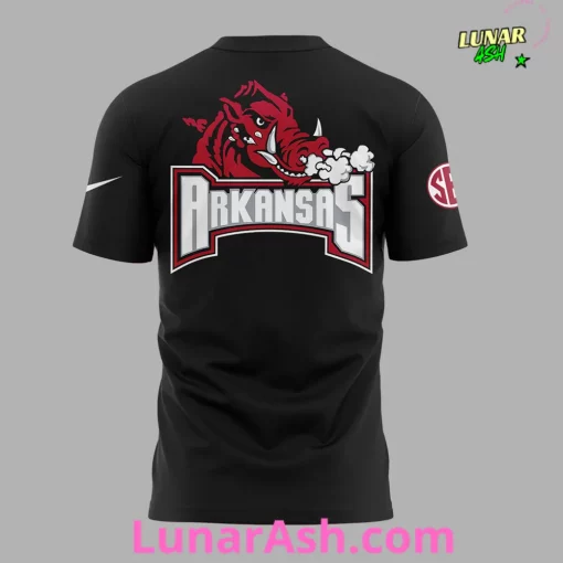 Arkansas Razorback Coach John Calipari 2024 Black T-Shirt