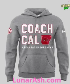 Arkansas Razorback Coach John Calipari 2024 Gray Hoodie