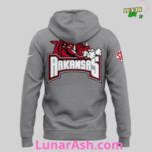 Arkansas Razorback Coach John Calipari 2024 Gray Hoodie