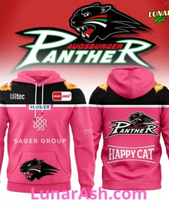 Augsburger Panther Happy Cat 2024 Pink Hoodie
