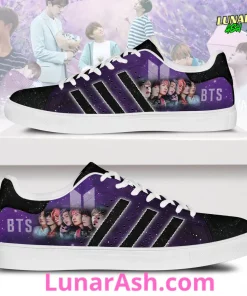 BTS Purple Galaxy Limited Edition Stan Smith Shoes