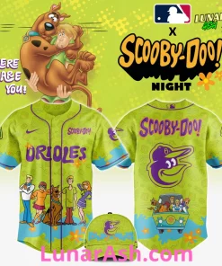 Baltimore Orioles MLB x Scooby-Doo Night Baseball Jersey