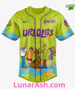 Baltimore Orioles MLB x Scooby-Doo Night Baseball Jersey