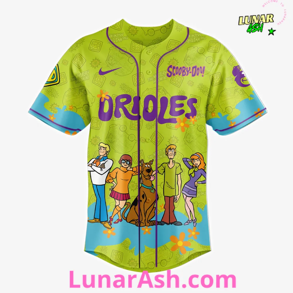 Baltimore Orioles MLB x Scooby-Doo Night Baseball Jersey Baltimore Orioles MLB x Scooby-Doo Night Baseball Jersey