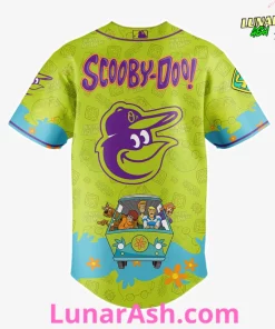 Baltimore Orioles MLB x Scooby Doo Night Baseball Jersey 3