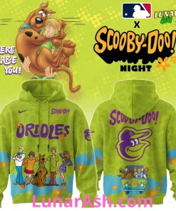 Baltimore Orioles MLB x Scooby-Doo Night Hoodie Set