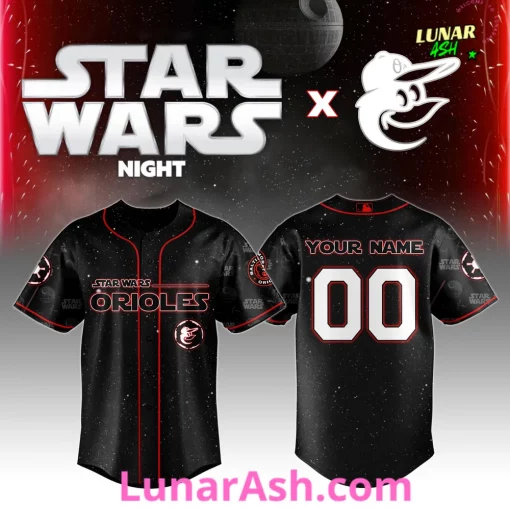 Baltimore Orioles MLB x Star Wars Night 2025 Custom Baseball Jersey
