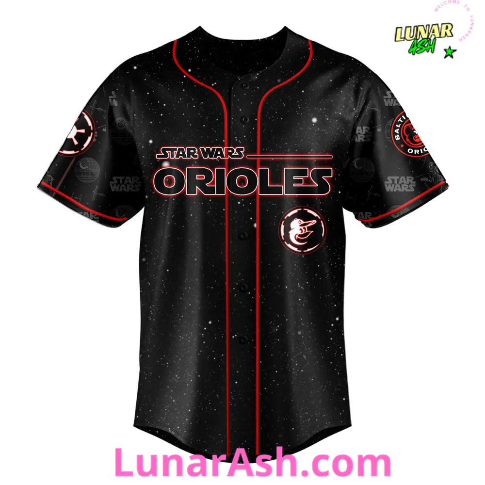 Baltimore Orioles MLB x Star Wars Night 2025 Custom Baseball Jersey Baltimore Orioles MLB x Star Wars Night 2025 Custom Baseball Jersey