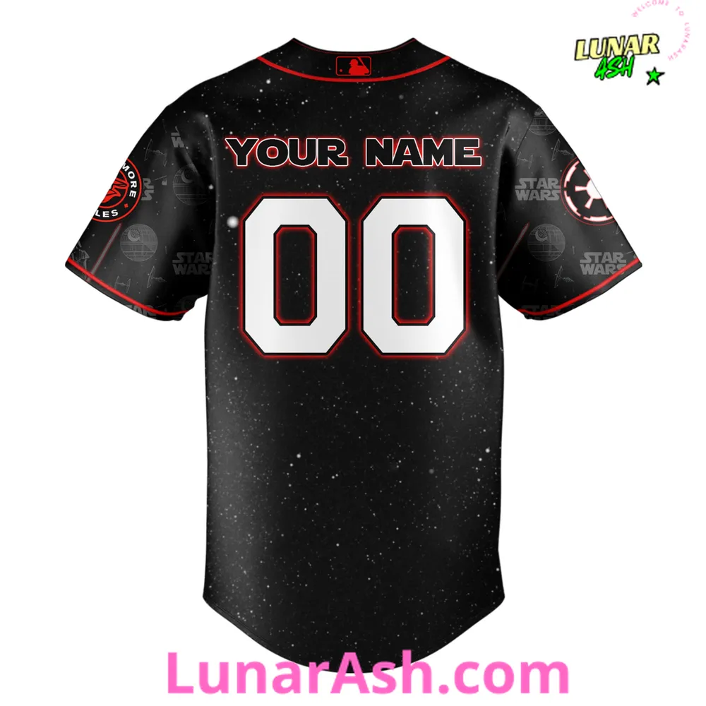 Baltimore Orioles MLB x Star Wars Night 2025 Custom Baseball Jersey Baltimore Orioles MLB x Star Wars Night 2025 Custom Baseball Jersey