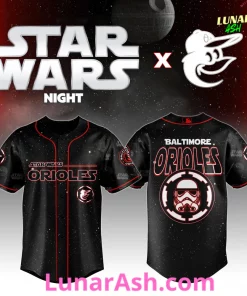Baltimore Orioles MLB x Star War Night 2025 Custom Baseball Jersey 4