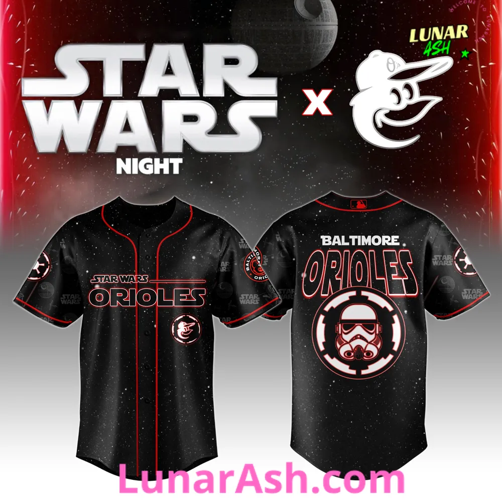 Baltimore Orioles MLB x Star Wars Night 2025 Custom Baseball Jersey Baltimore Orioles MLB x Star Wars Night 2025 Custom Baseball Jersey