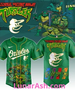 Baltimore Orioles x Ninja Turtles Night 2025 Baseball Jersey