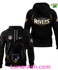 Baltimore Ravens Alternate Helmet Fanatics Black 2024 Hoodie