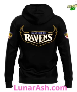 Baltimore Ravens Alternate Helmet Fanatics Black 2024 Hoodie 4