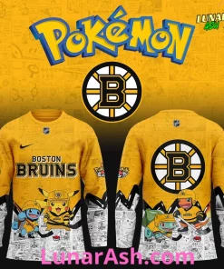 Boston Bruins x Pokémon Special Hockey Jersey