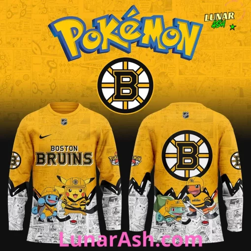 Boston Bruins x Pokémon Special Hockey Jersey