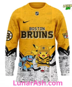 Boston Bruins x Pokémon Special Hockey Jersey