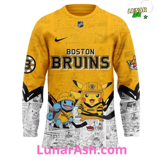 Boston Bruins x Pokémon Special Hockey Jersey