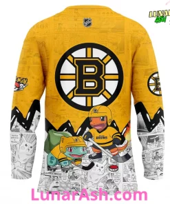 Boston Bruins x Pokémon Special Hockey Jersey 3