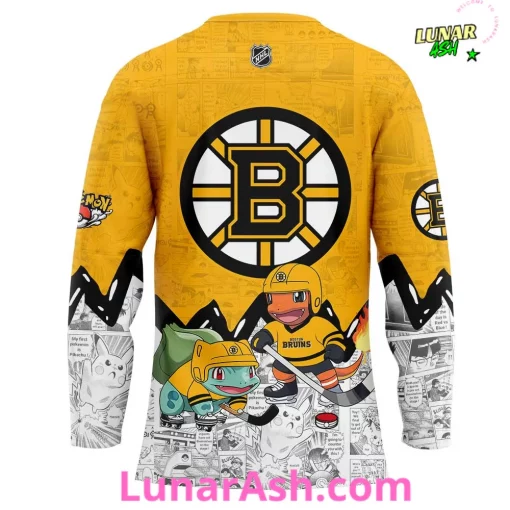 Boston Bruins x Pokémon Special Hockey Jersey