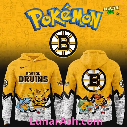 Boston Bruins x Pokémon Special Hoodie
