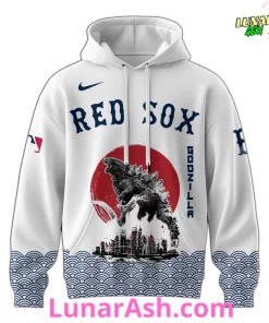Boston Red Sox 2025 Japan x Godzilla Hoodie