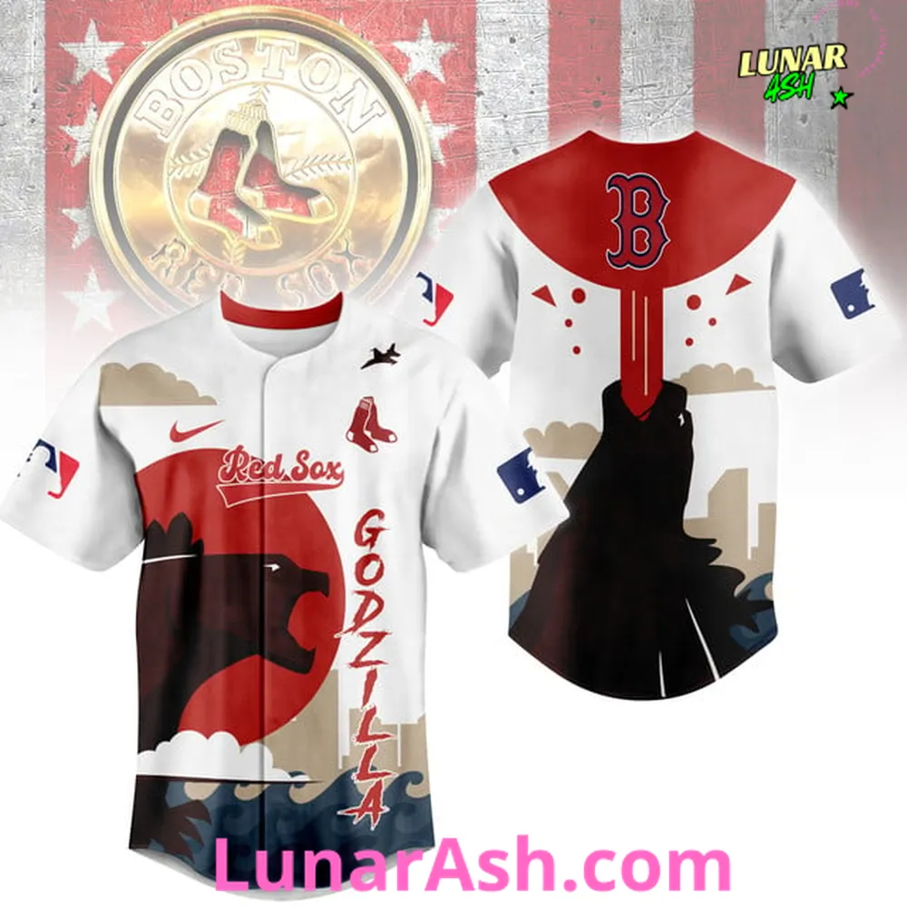 Boston Red Sox MLB x Godzilla Special Edition Jersey Boston Red Sox MLB x Godzilla Special Edition Jersey