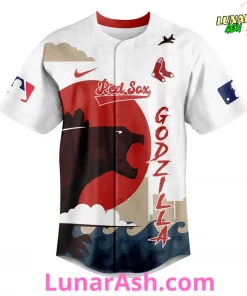 Boston Red Sox MLB x Godzilla Special Edition Jersey 3