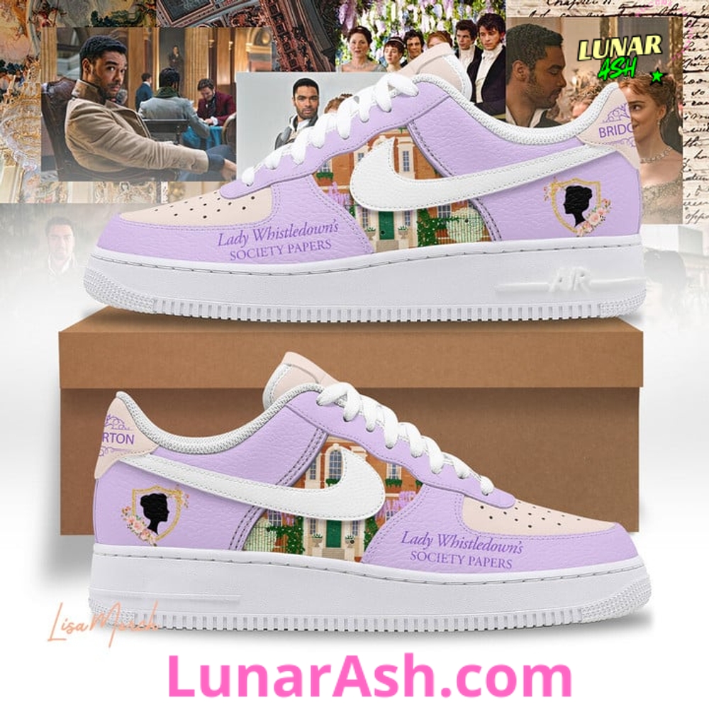 Bridgerton Lady Whistledown’s Limited Edition Nike Air Force 1 Bridgerton Lady Whistledown’s Limited Edition Nike Air Force 1