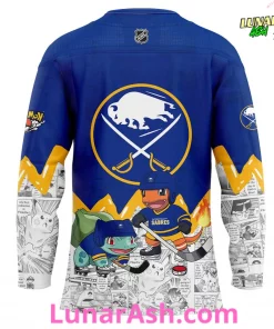 Buffalo Sabres x Pokémon Special Hockey Jersey 3