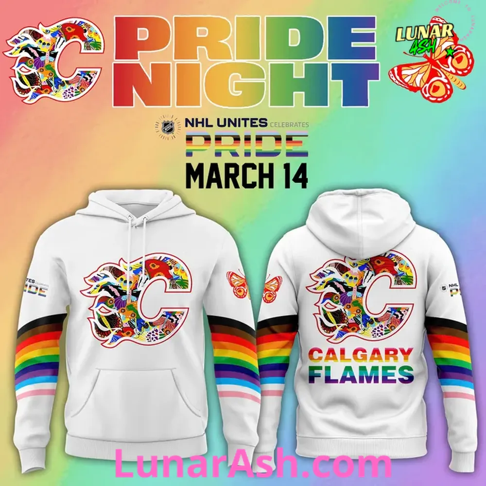 Calgary Flames Pride Night Special Edition Hoodie Calgary Flames Pride Night Special Edition Hoodie