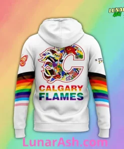 Calgary Flames Pride Night Special Edition Hoodie 3