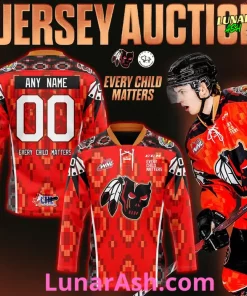 Calgary Hitmen Every Child Matters Indigenous Tribute Hockey Jersey