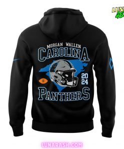 Carolina Panthers Morgan Wallen 2024 Black Hoodie 3