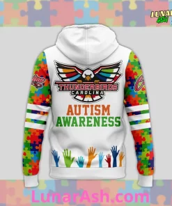 Carolina Thunderbirds Austism Awareness 2025 Special Hoodie 3